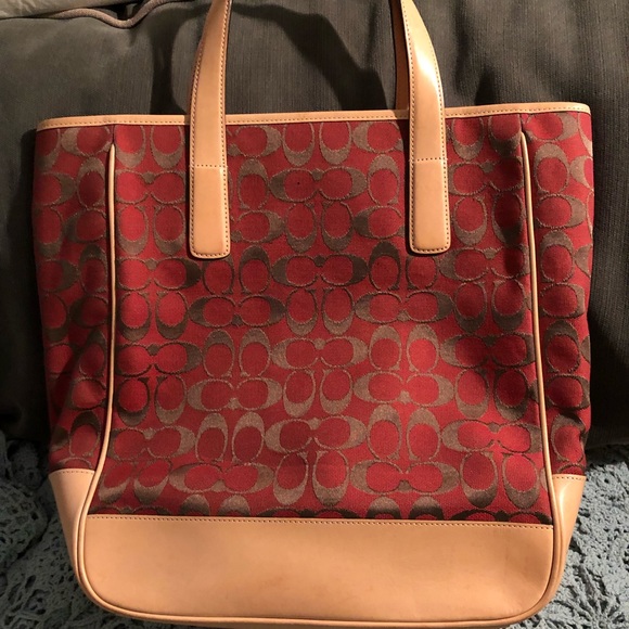 Coach Signature Tote - Picture 2 of 3